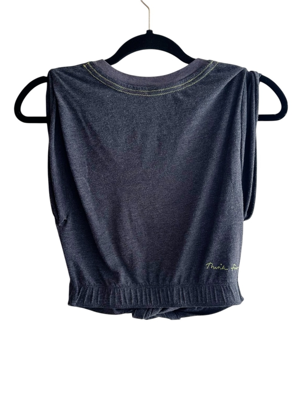 Free People Movement Twist & Shout Cropped Deep V Top - Picture 5 of 6